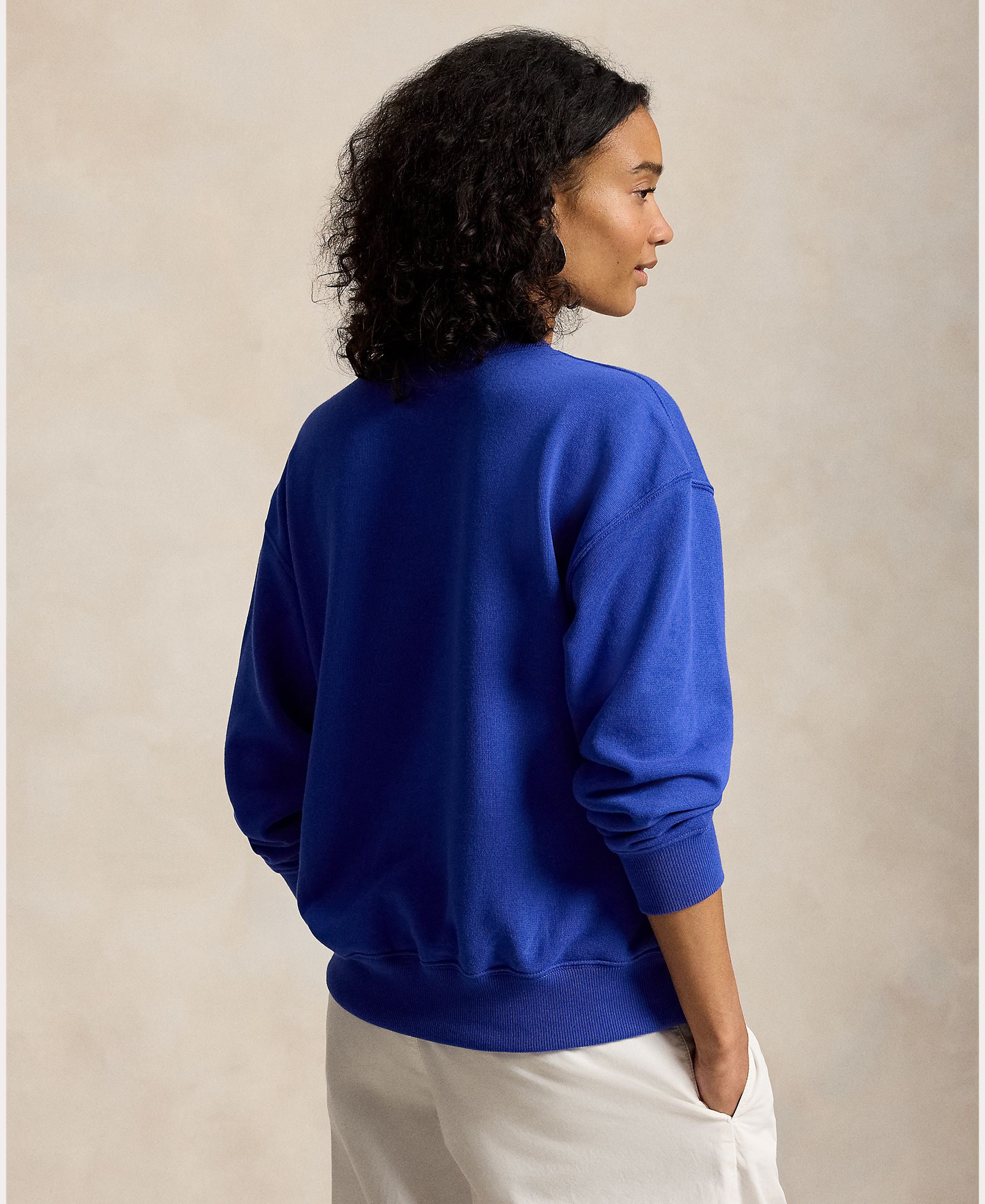 Sweatshirt com o Polo Bear e em Algodão Azul-índigo-3