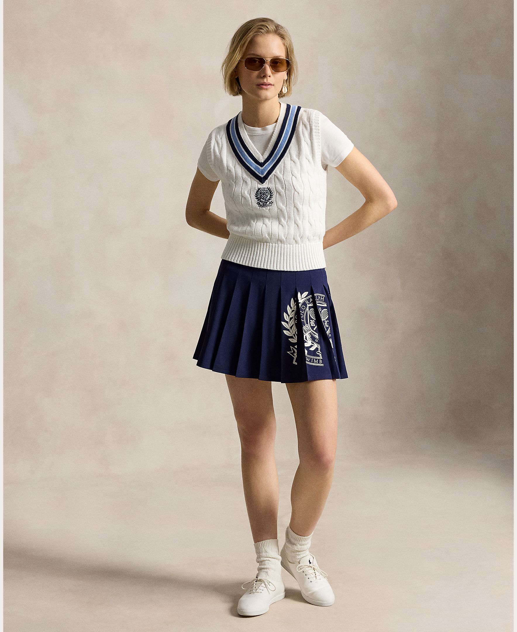 Imagem 0 de Saia com Pregas Wimbledon