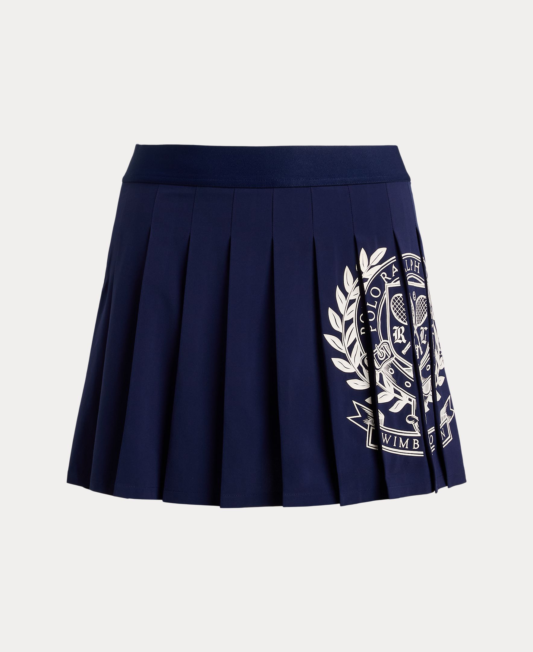 Saia com Pregas Wimbledon Azul-marinho-6