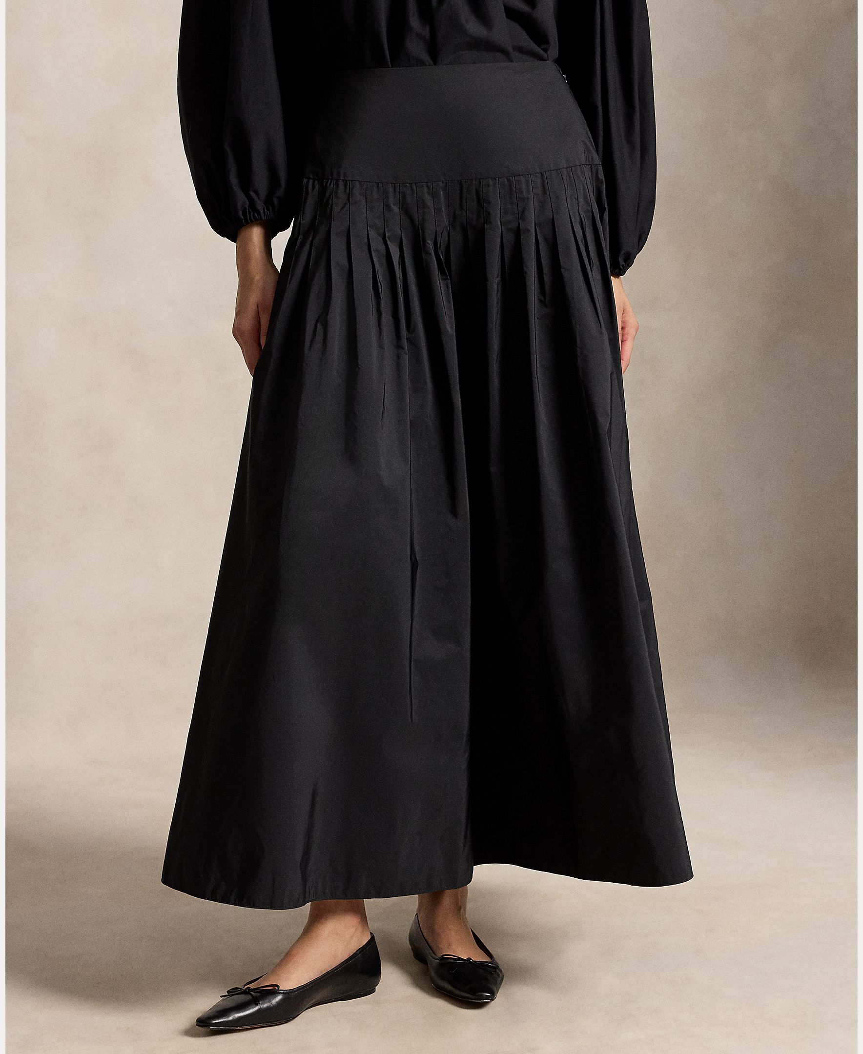 Falda larga de silueta evasé - Polo Ralph Lauren - Negro Negro-6