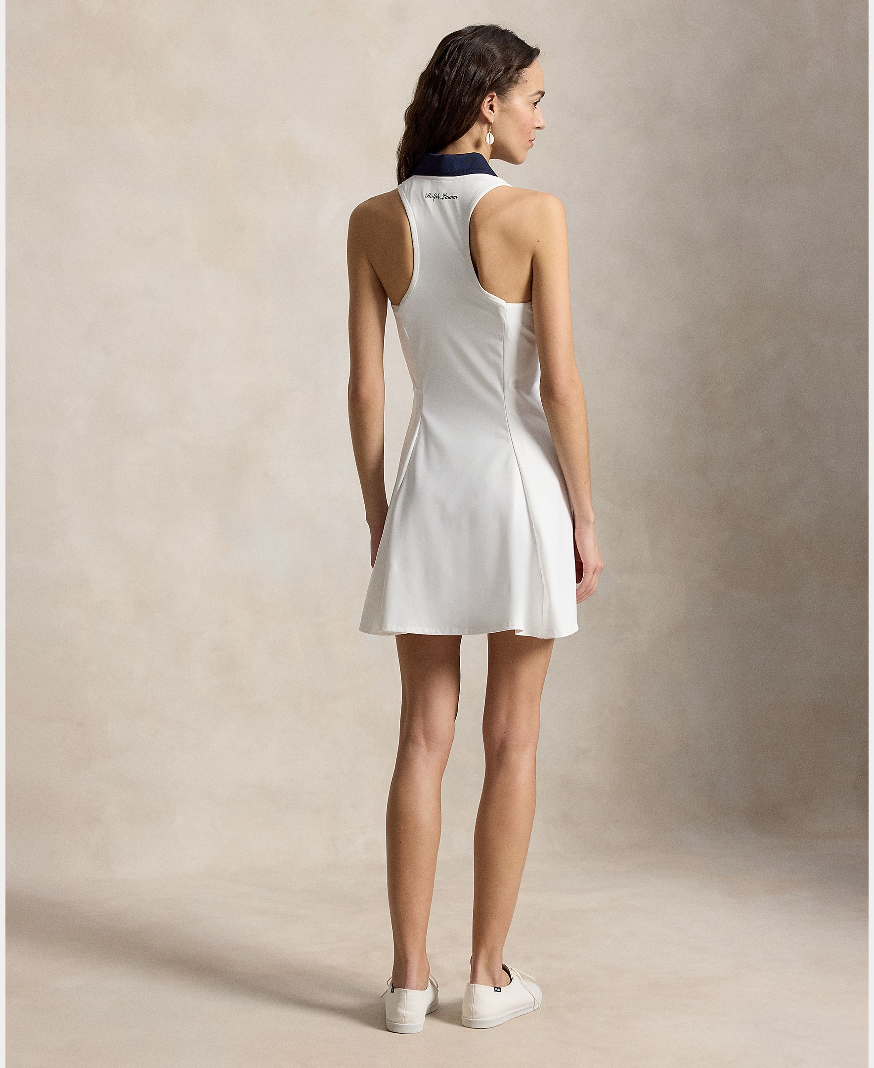 Vestido Curto sem Mangas Wimbledon Branco-3