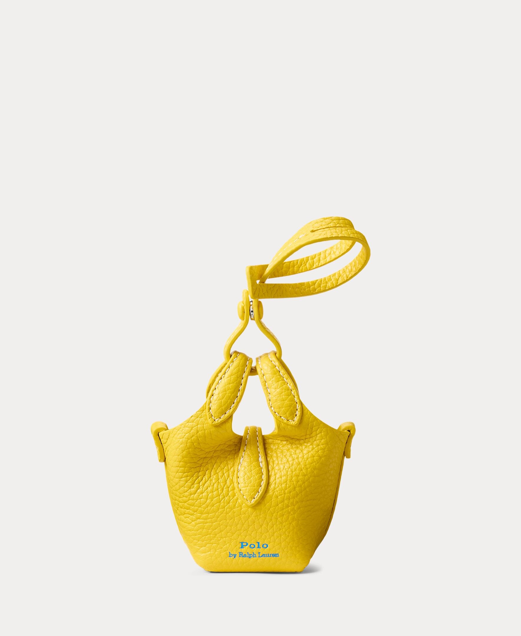 Porta-Chaves Mala Tipo Tote Polo Play Amarelo-2