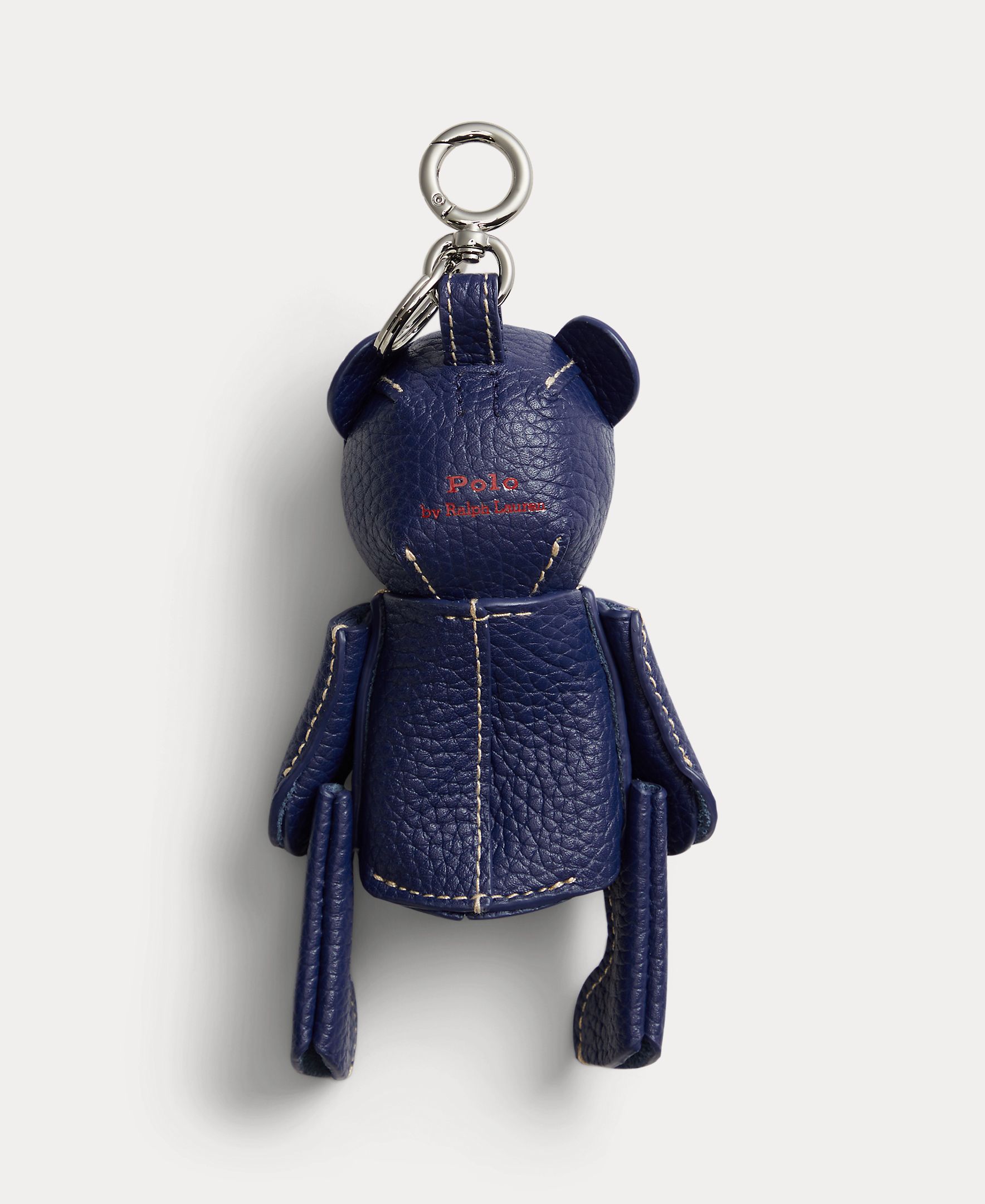 Charm Polo Bear de piel para bolso - Polo Ralph Lauren - Azul marino Azul marino-2