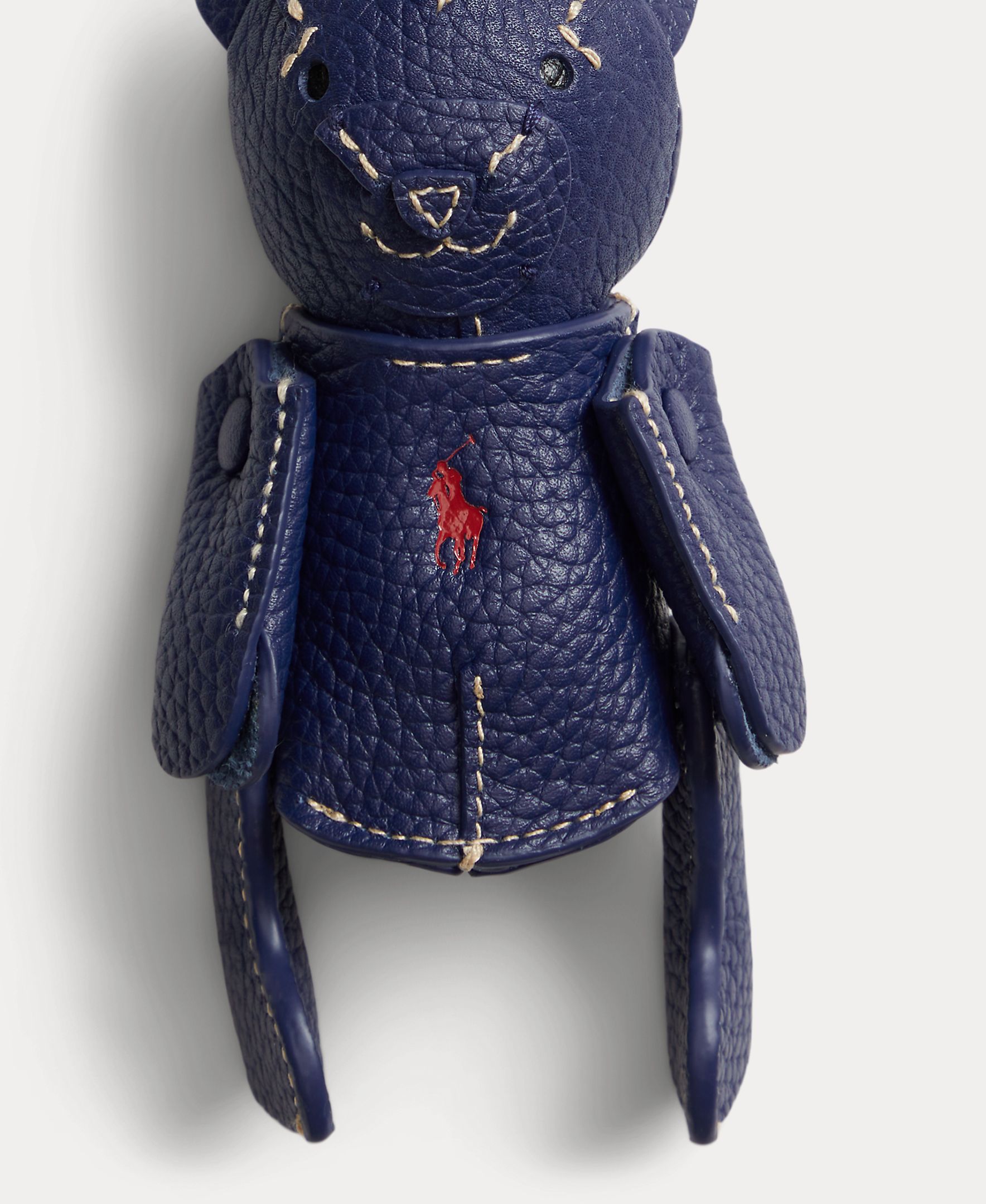 Charm Polo Bear de piel para bolso - Polo Ralph Lauren - Azul marino Azul marino-3