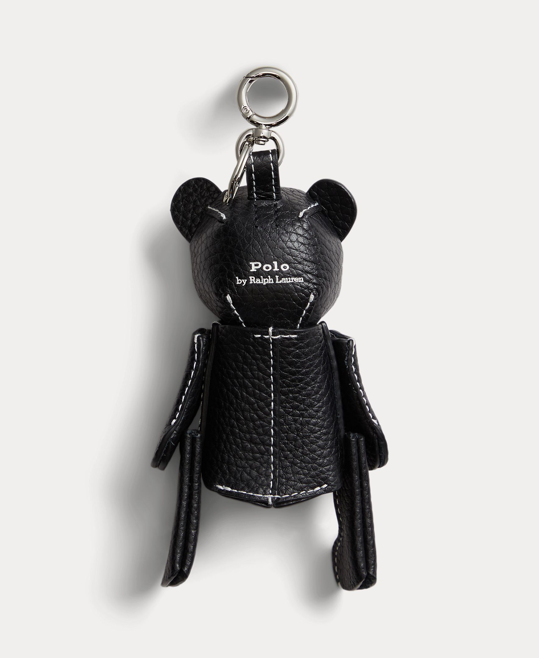 Charm Polo Bear de piel para bolso - Polo Ralph Lauren - Negro Negro-2