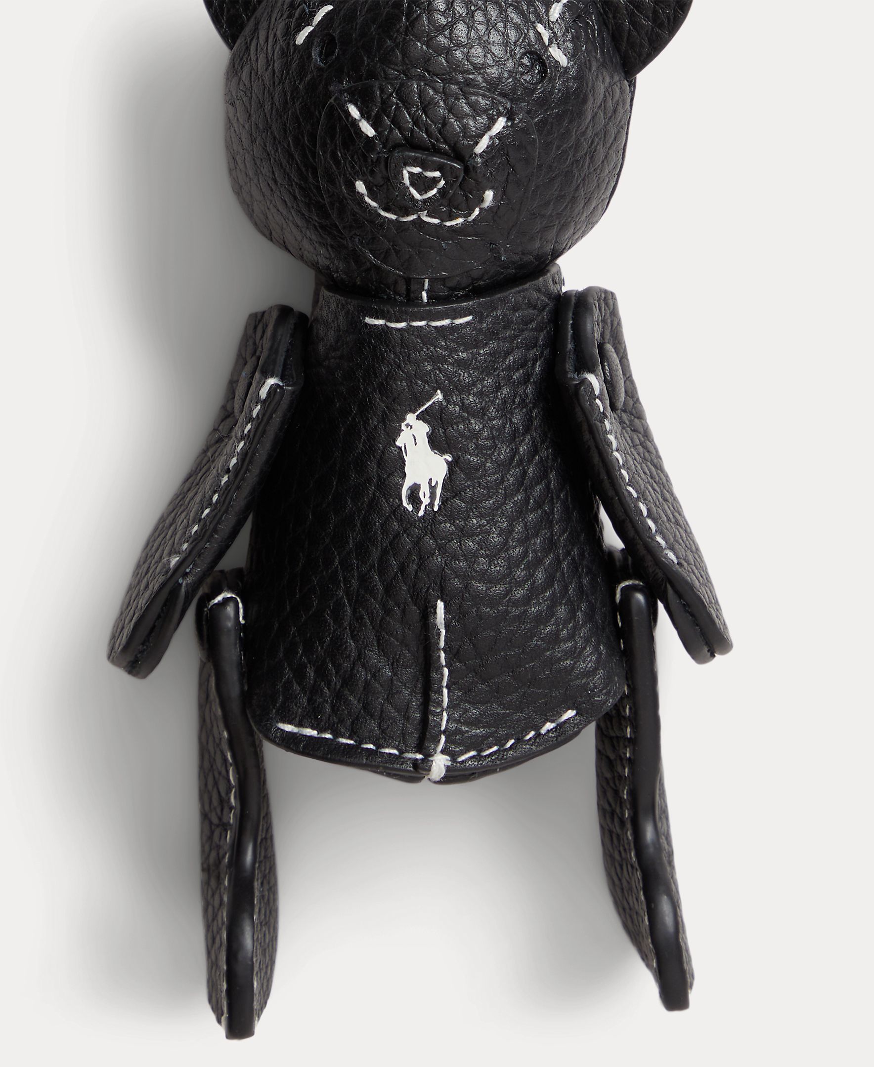 Charm Polo Bear de piel para bolso - Polo Ralph Lauren - Negro Negro-3