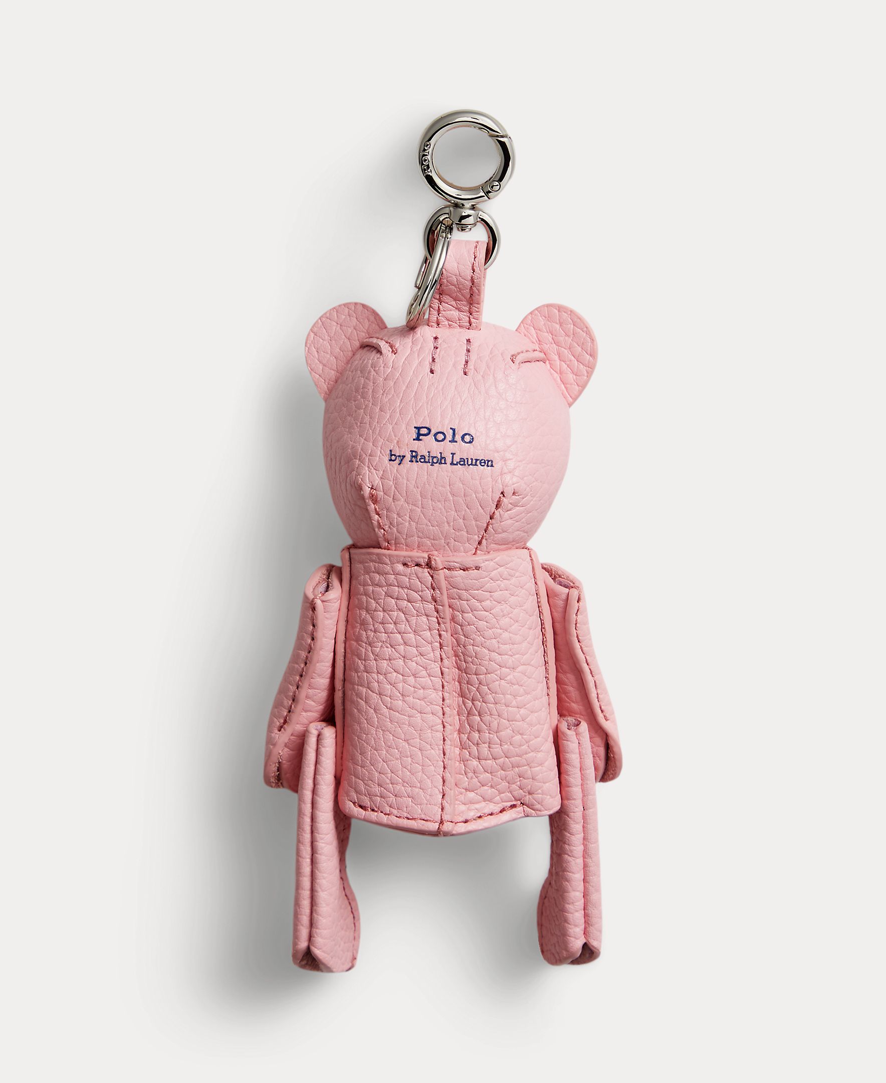 Charm Polo Bear de piel para bolso - Polo Ralph Lauren - Rosa claro Rosa claro-2