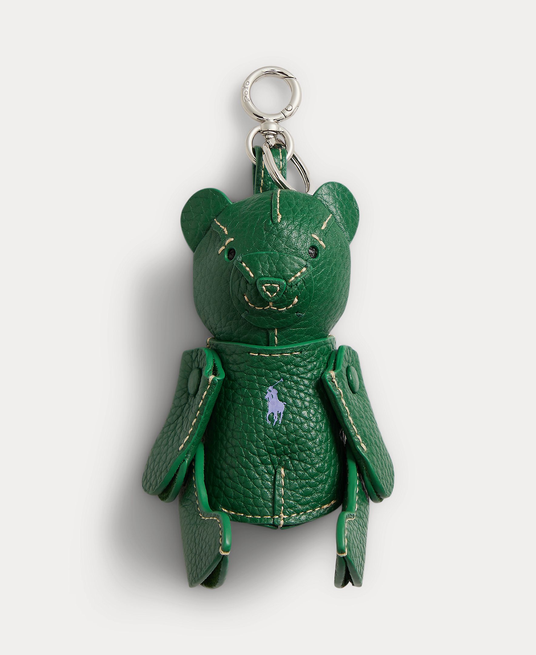Charm Polo Bear de piel para bolso - Polo Ralph Lauren - Verde Verde-1