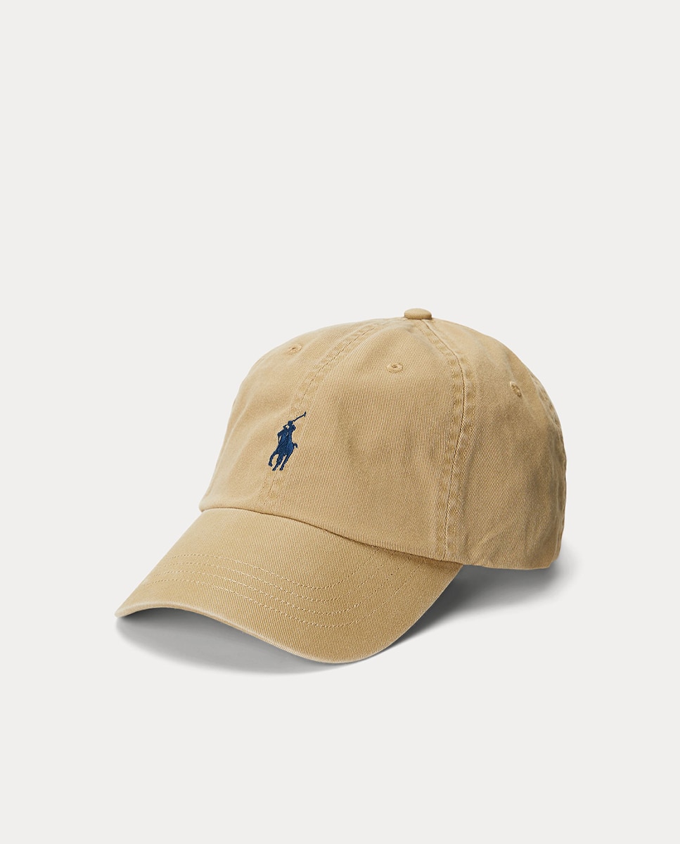 Imagen 1 de Gorra de mujer de algodón con caballo bordado Camel