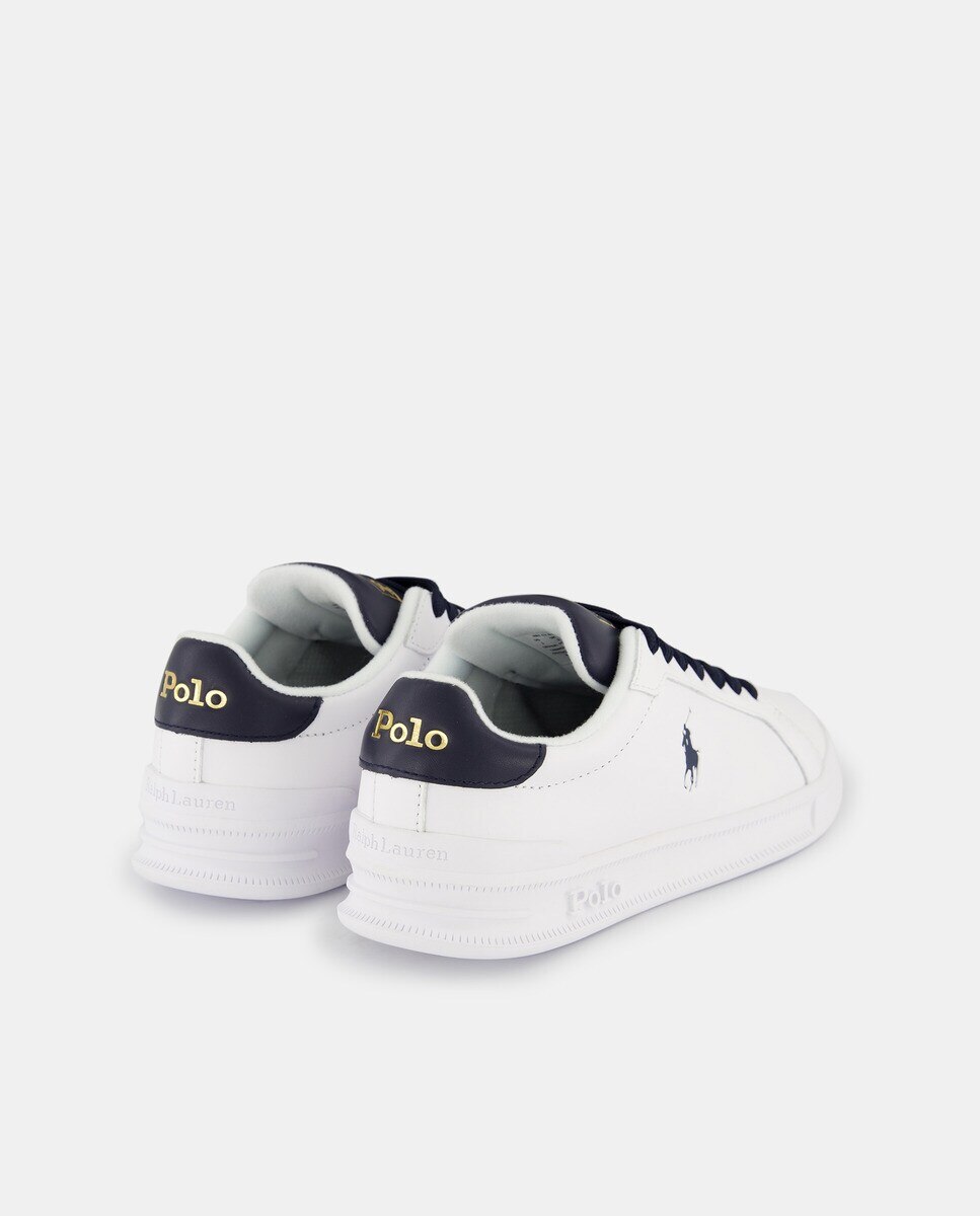 Sapatilhas em Pele Heritage Court II Branco-3