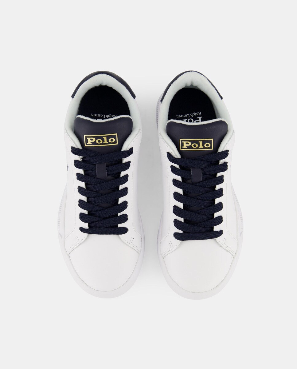 Sapatilhas em Pele Heritage Court II Branco-5