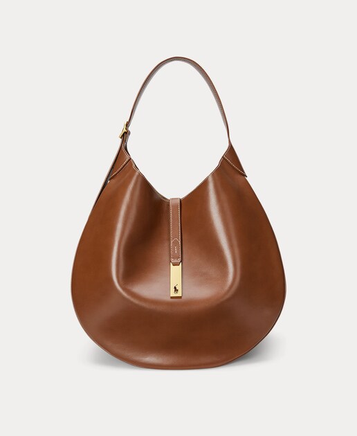 Imagem 0 de Mala de Ombro com Silhueta de Sela e em Pele