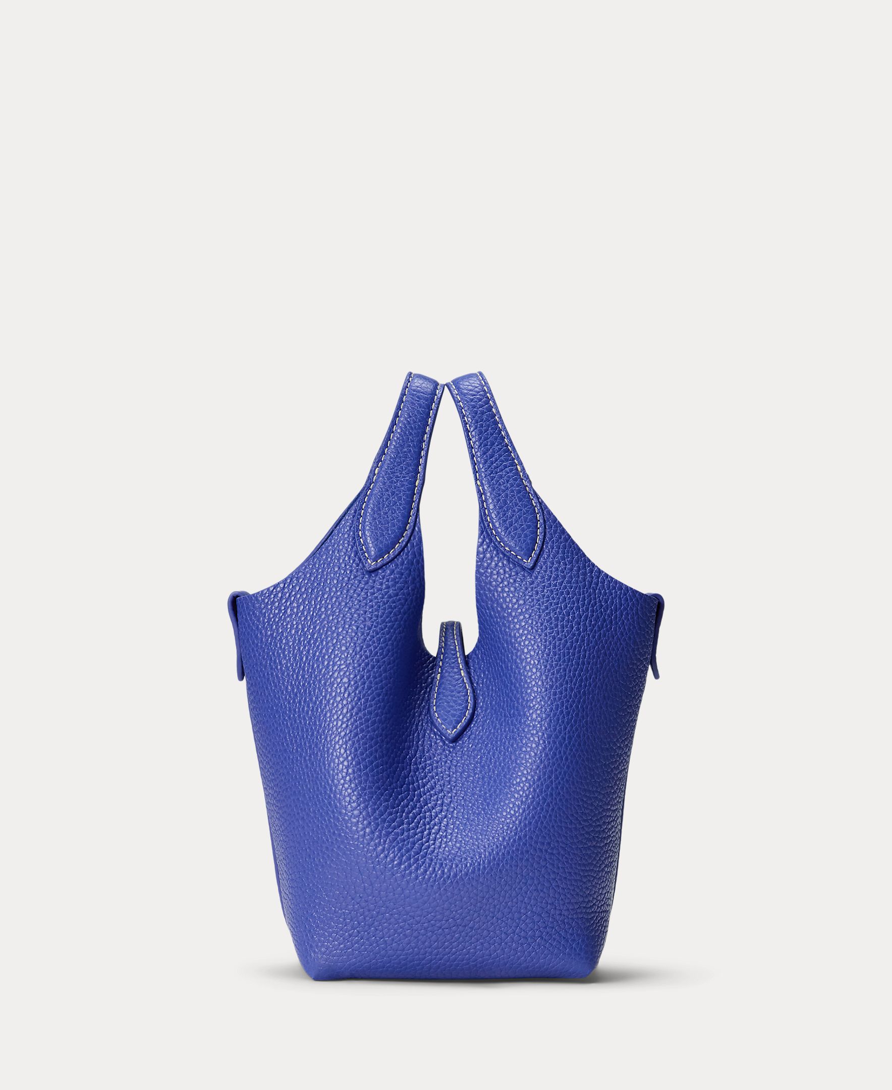 Mala a Tiracolo em Pele com o Cavalo da Marca Azul-índigo-5
