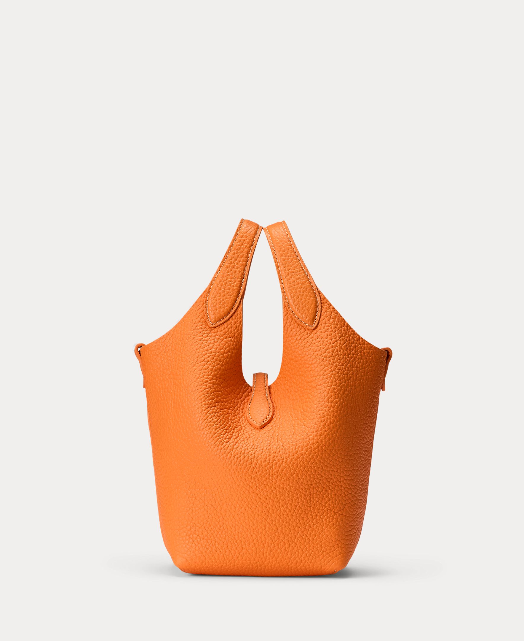 Mala a Tiracolo em Pele com o Cavalo da Marca Laranja-4