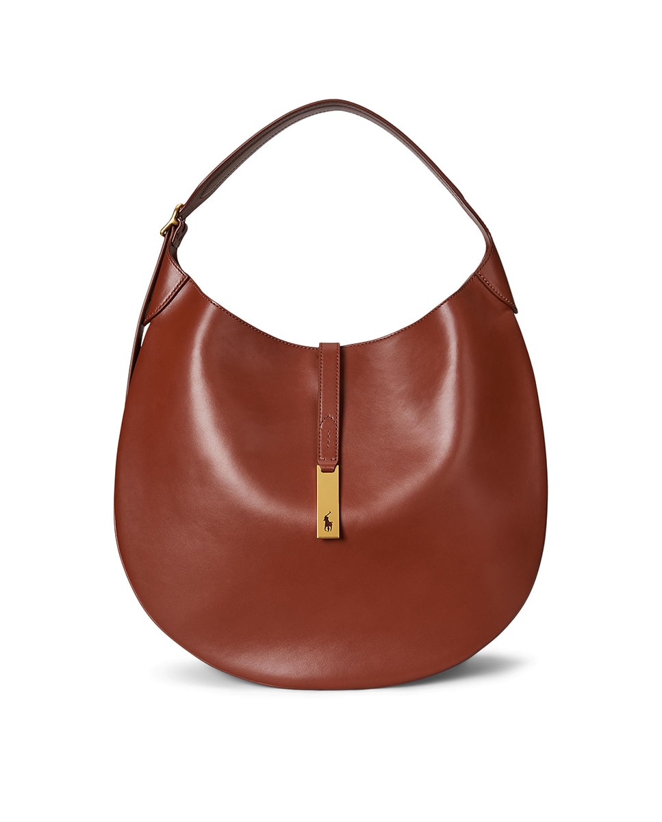 Imagem 0 de Mala de Ombro com Silhueta de Sela e em Pele