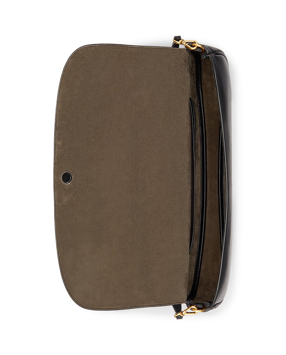 Mala de Mão em Pele com Alça Preto-4