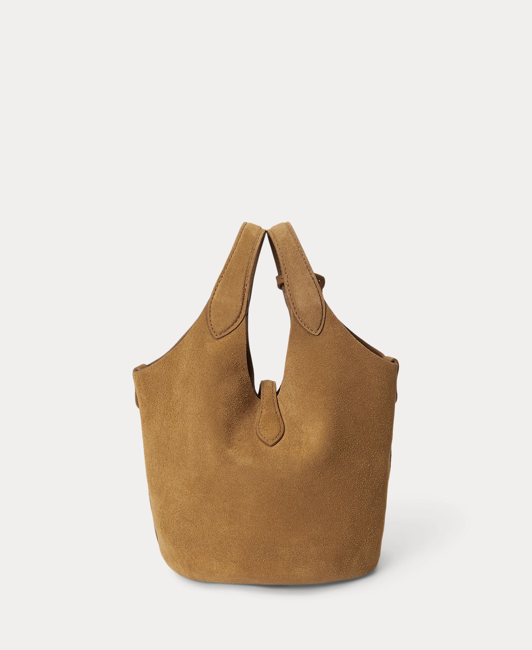 Bandolera de mujer Polo Play de ante pequeña - Polo Ralph Lauren - Camel Camel-3