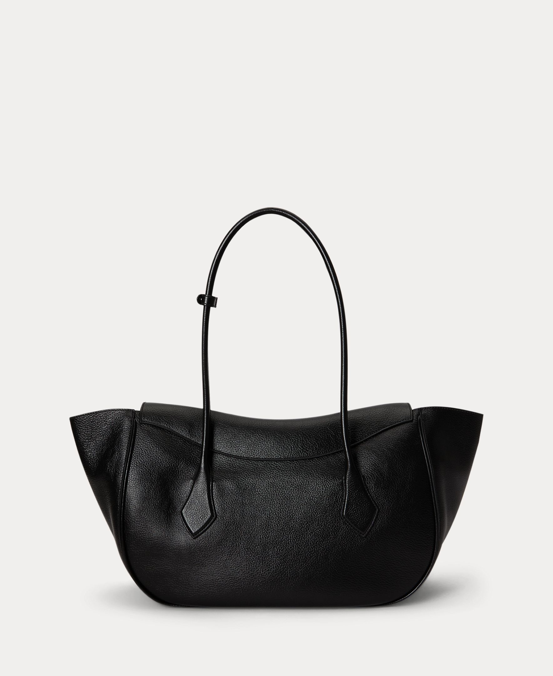 Imagen 5 de Bolso de hombro Blaze de piel grande - Polo Ralph Lauren - Negro Negro