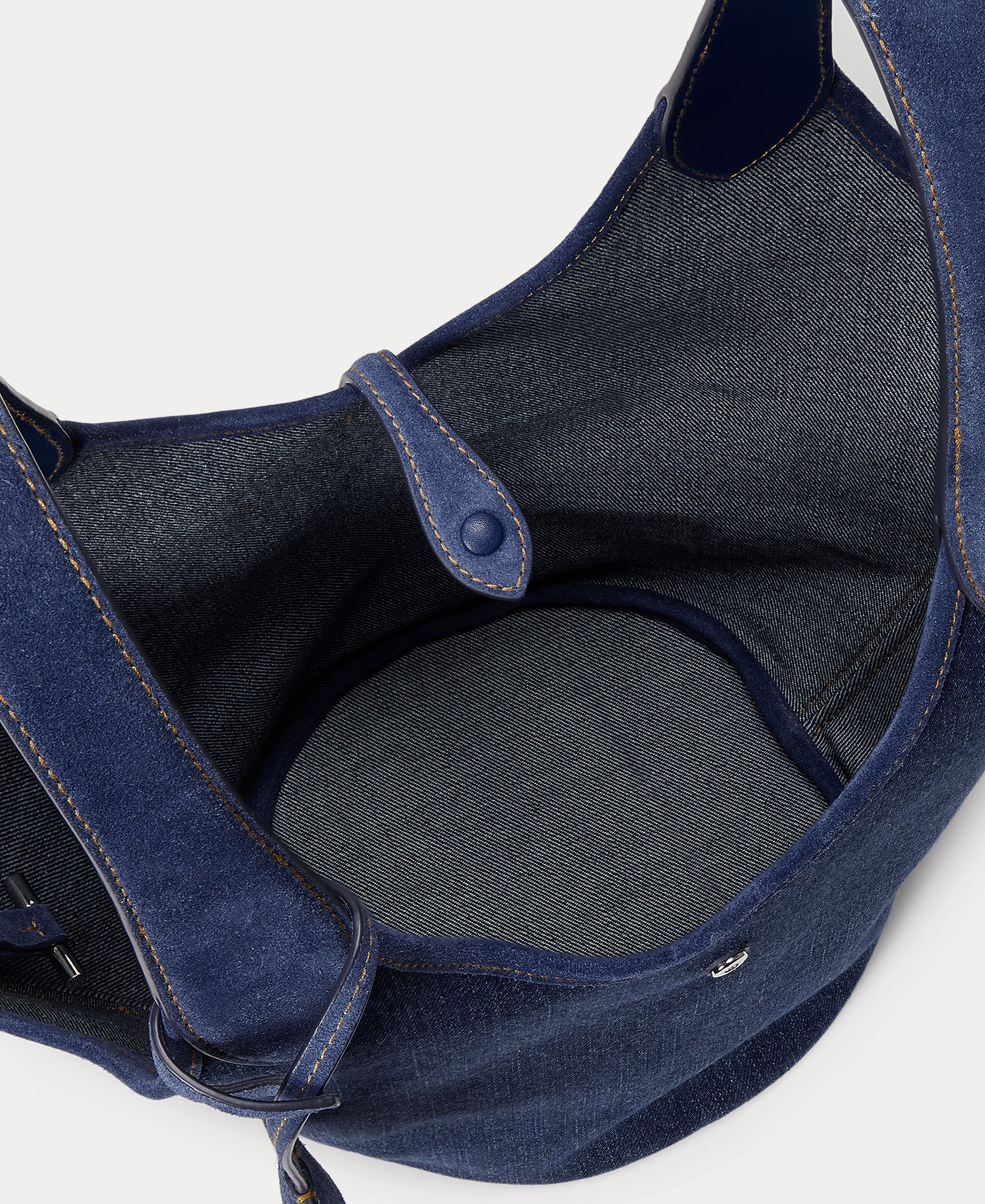 Bolso de hombro tote Polo Play de mediano - Polo Ralph Lauren - Denim Denim-5