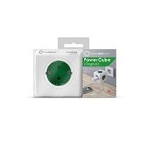 Regleta eléctrica cubo 5 tomas schuko Blanco / Verde-13