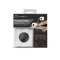 Regleta eléctrica 4 tomas schuko + 2 tomas USB con soporte y cable 1,5 m Gris-11