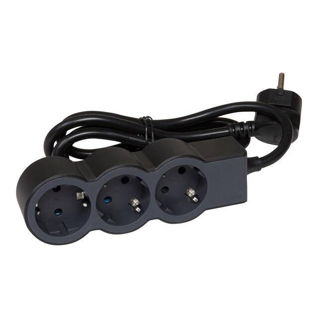 Imagen 0 de Regleta eléctrica 3 tomas sin interruptor