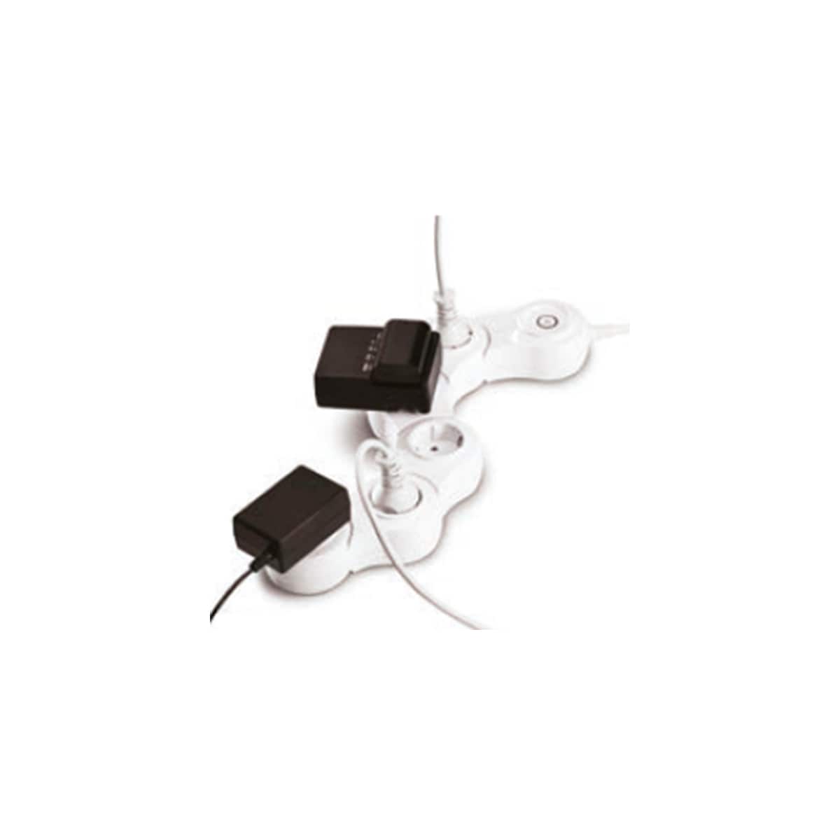 Regleta Flexible 5 tomas con interruptor Blanco-3