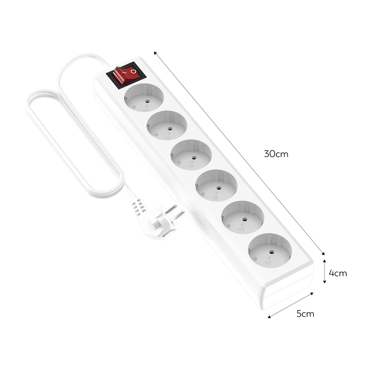 Base Elétrica Múltipla 6 Tomadas 5 m 420022G 5