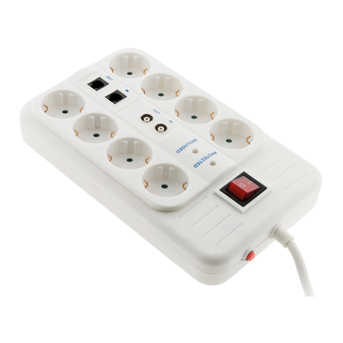 Imagem 0 de Base Elétrica Múltipla 8 Tomadas 278055