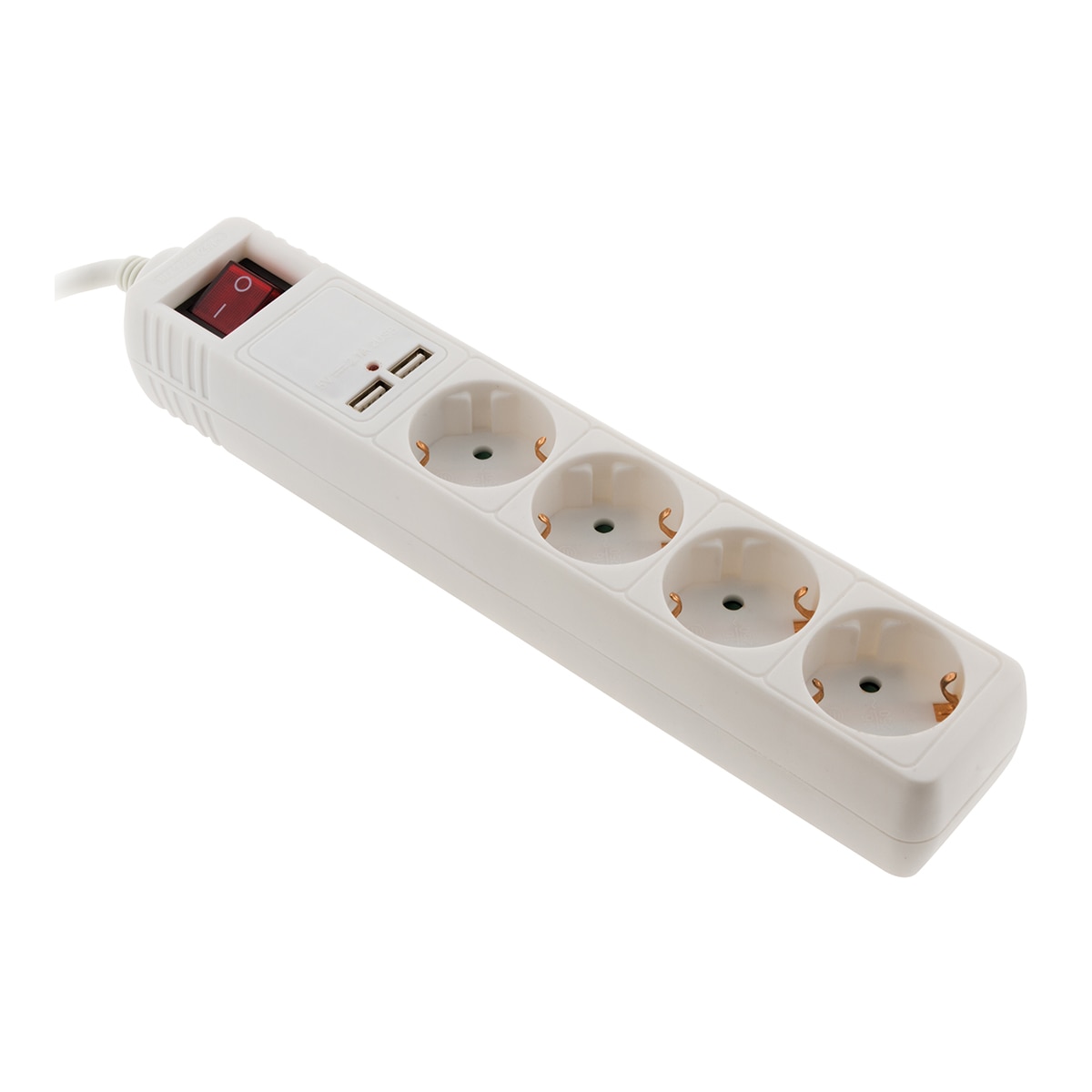 Base Elétrica Múltipla 4 Tomadas +2 USB 278071 1