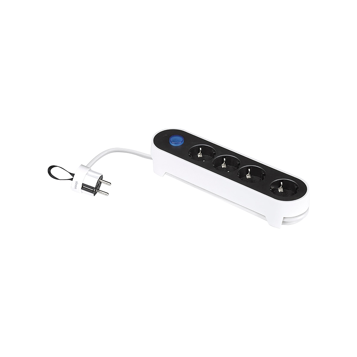 Imagen 0 de Base múltiple Plug con interruptor y clavija extraplana Simon