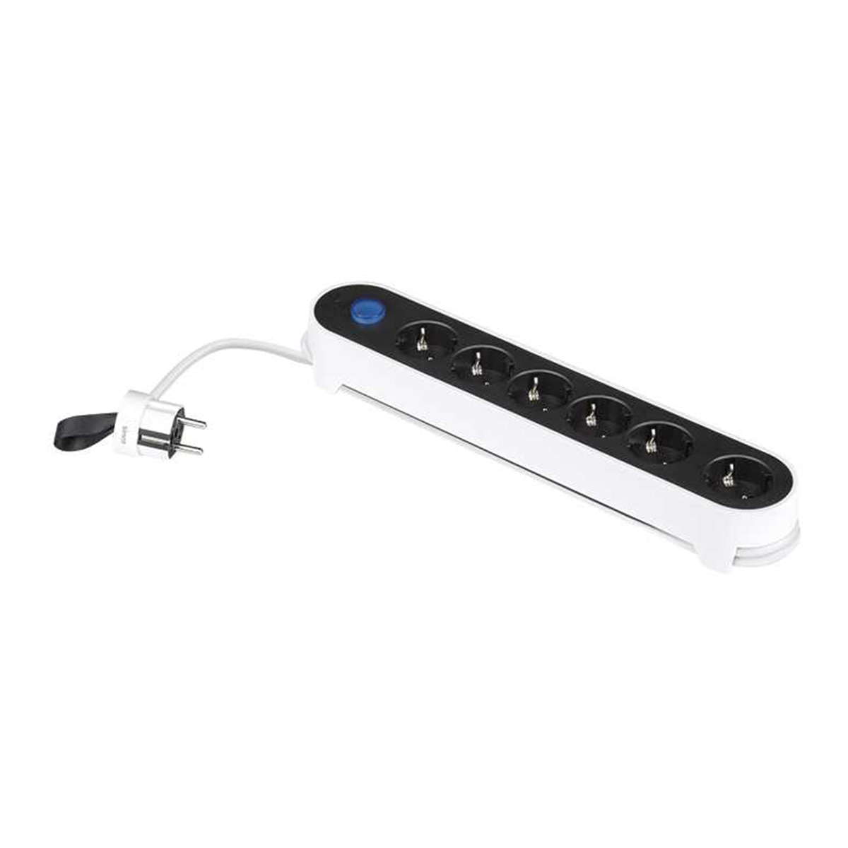 SIMON - Base múltiple Plug con interruptor y clavija extraplana Simon.