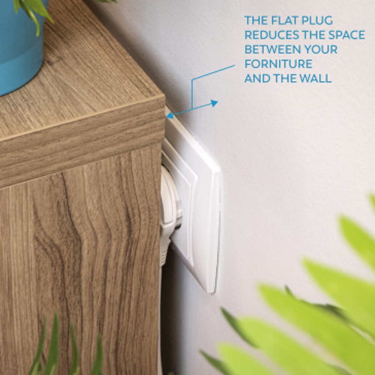 Bloco de 3 Tomadas Schuko com Tomadas + Interruptor - 1,4 m Branco / Cinzento-4