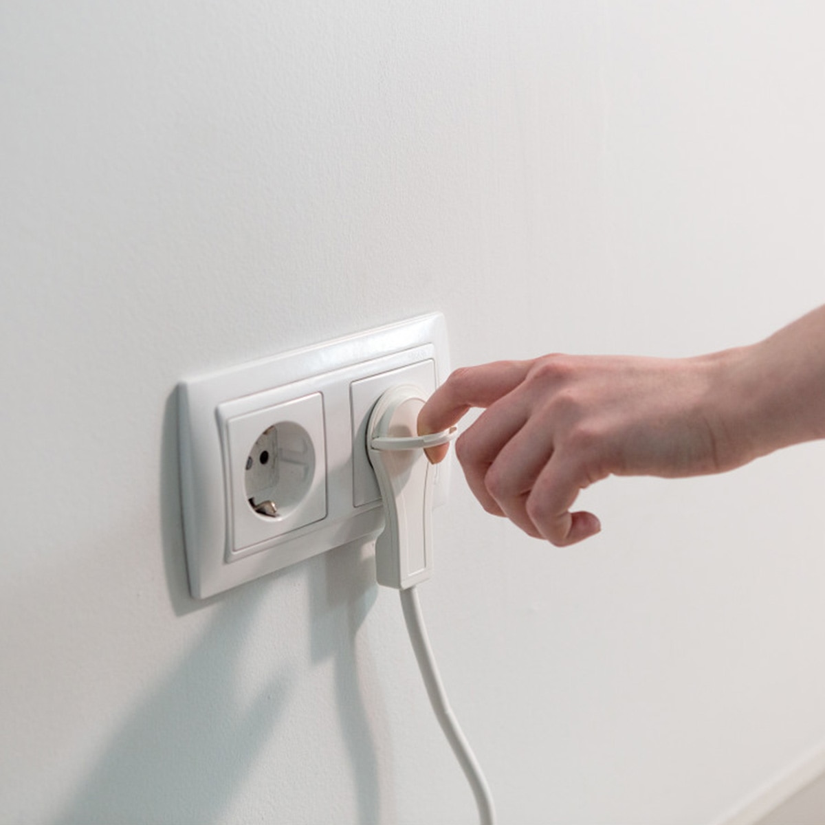 Bloco de 3 Tomadas Schuko com Tomadas + Interruptor - 1,4 m Branco / Cinzento-5