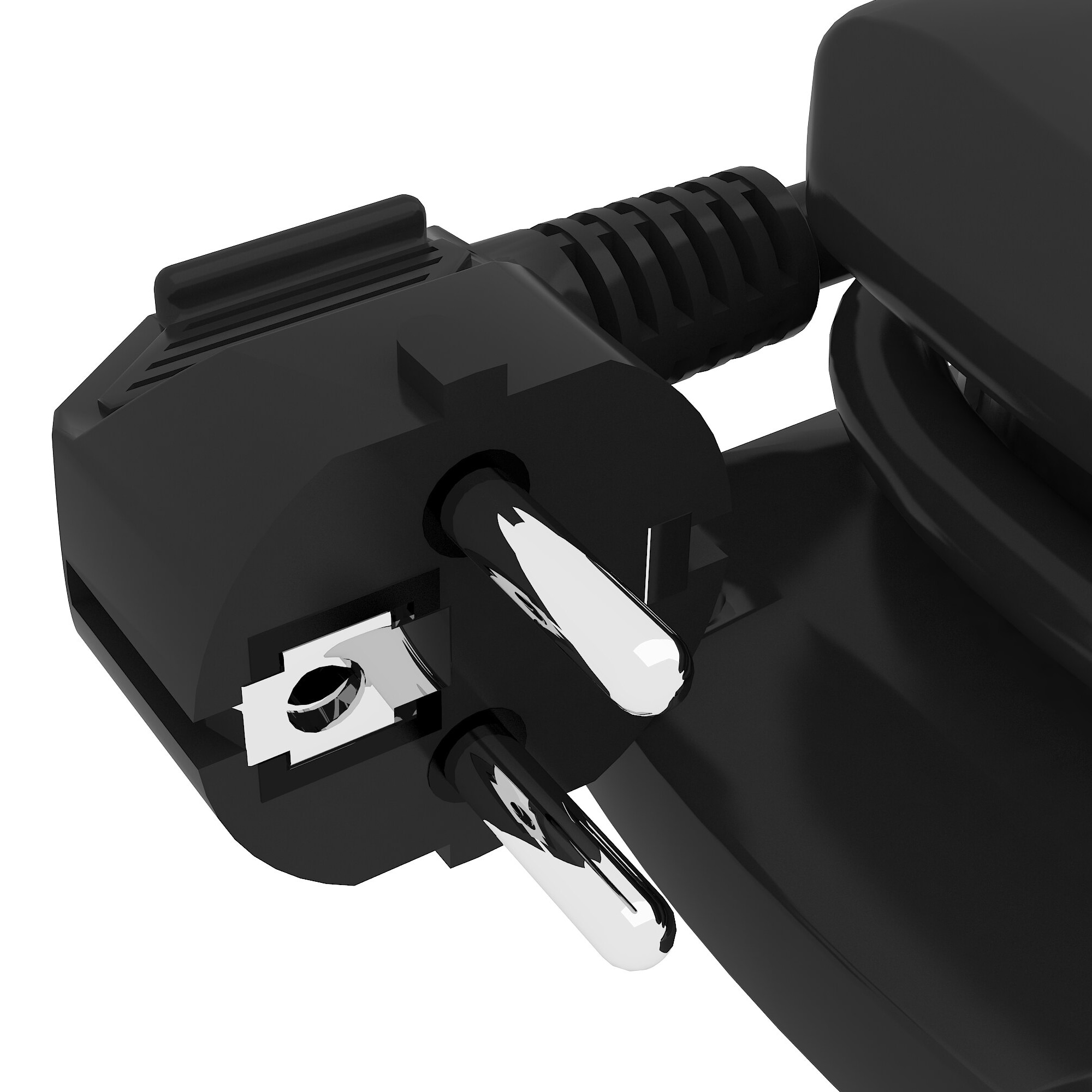 Base Múltipla Extrapower de Alumínio 2 USB A 2 m de Cabo com Proteção de Sobrecarga Aço/Preto-6