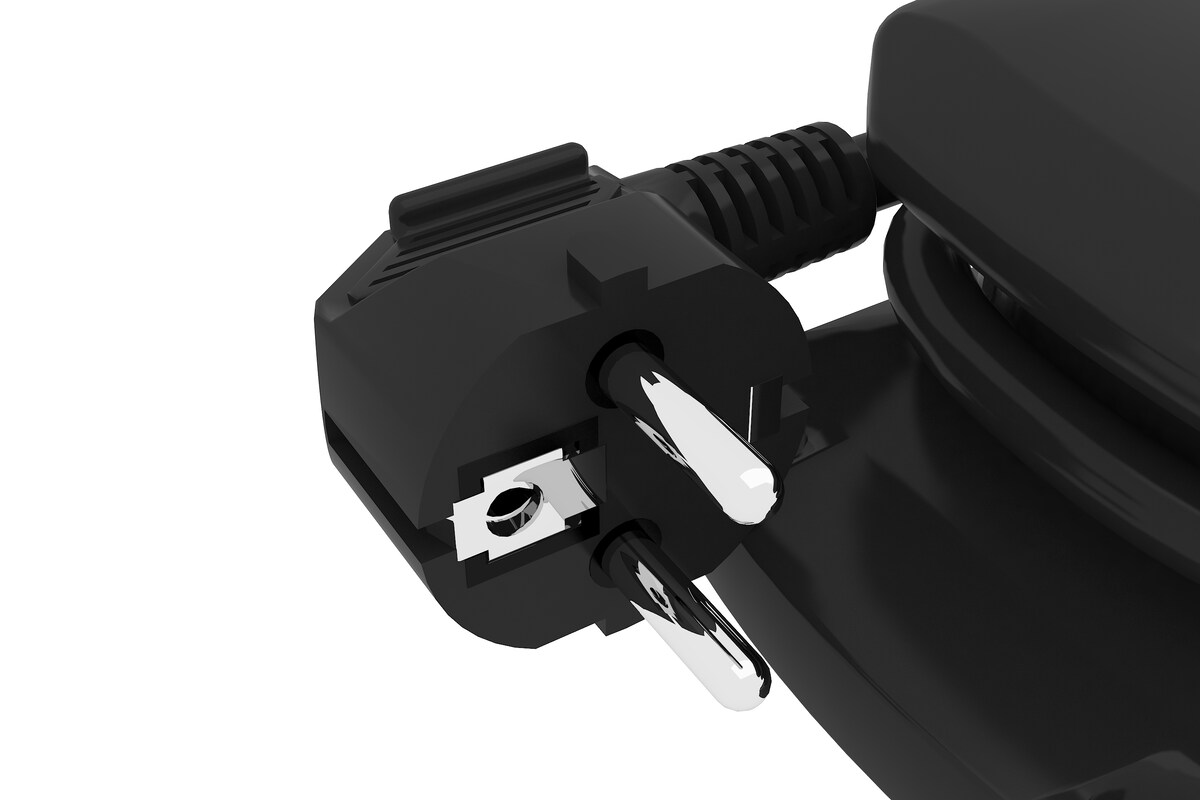 Base múltiple extrapower aluminio 2 USB A 1,5 m cable con protección sobretensiones Simon Acero / Negro-6