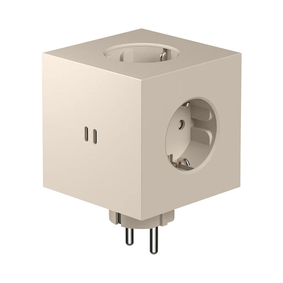 Imagen 0 de Regleta eléctrica cuadrada SQ1 a pared 30W Dual 3 Tomas Schuko + 2 USB-C