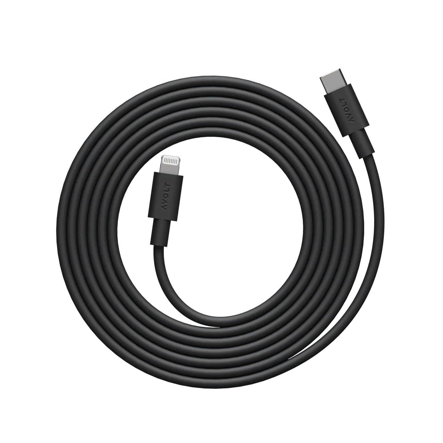 Cable USB-C a Lightning 2 m Stockholm Black-1