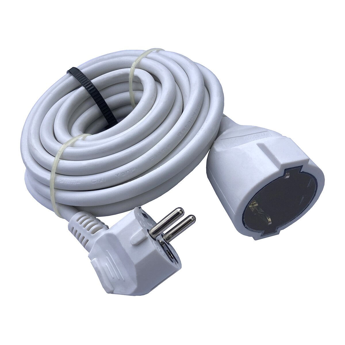 Extensão 2 m HO5VVF 3X1,5 278197 Branco-1