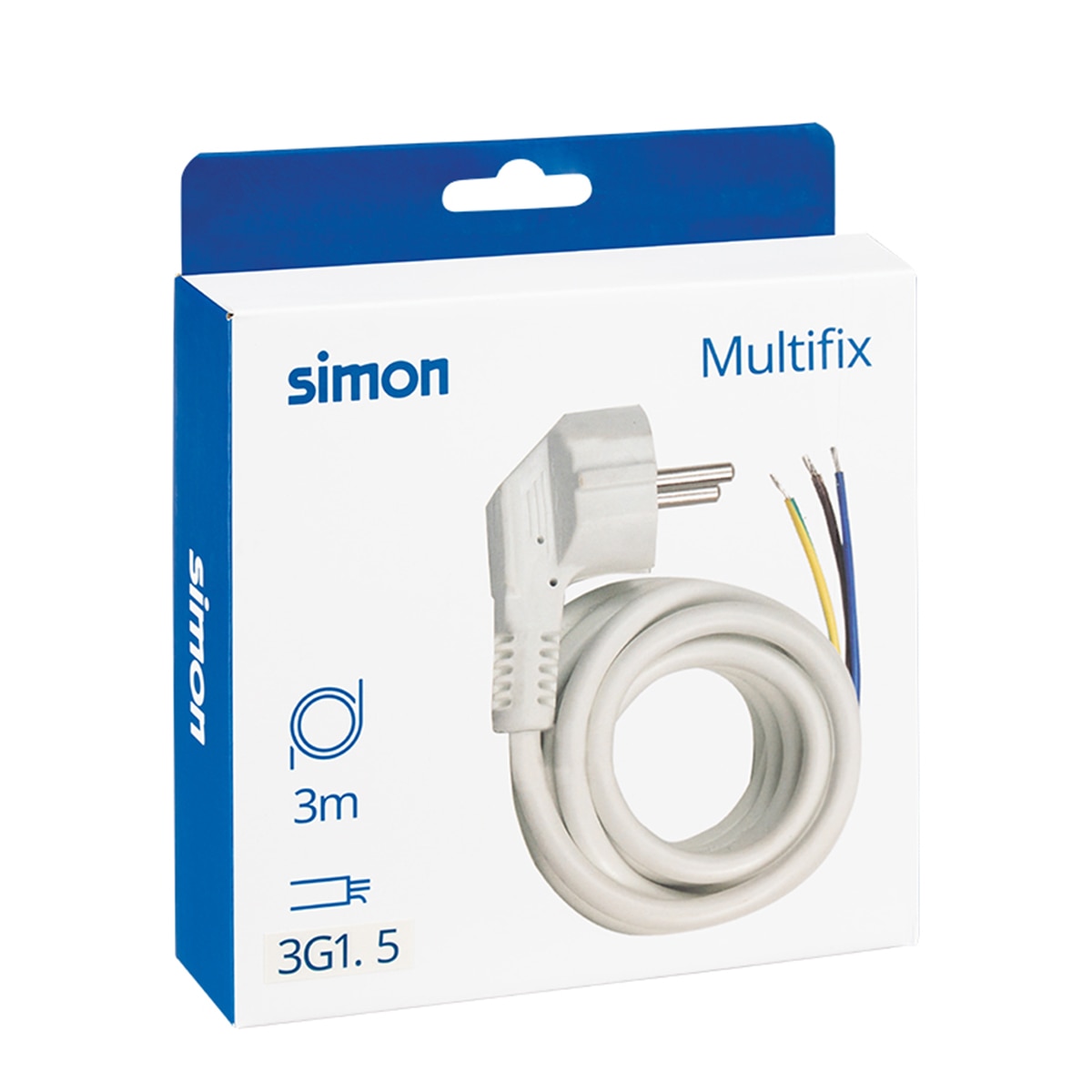 Cable Multifix para Base Múltiple Simon Blanco-3
