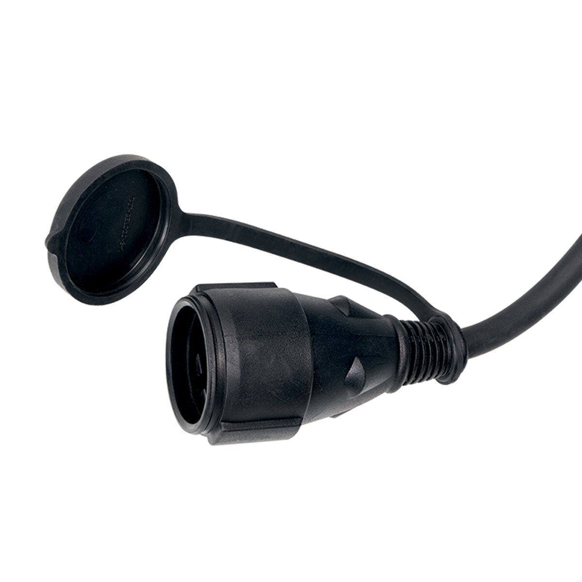Extensão Profissional 10 M Ip44 H07Rn-F 3G2.5 Mm² 1 Tomada com Tampa 16 A 250 V~ - Preto 2