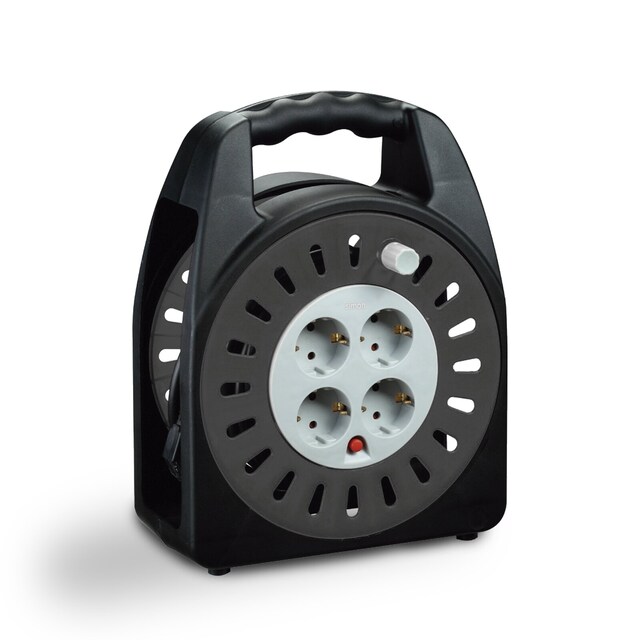 Imagen 0 de Extensible Doméstico enrolla-cables 4 tomas 10m Simon