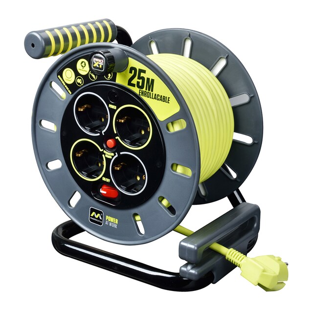 Imagen 0 de Enrollacables 4 Enchufes 25 m
