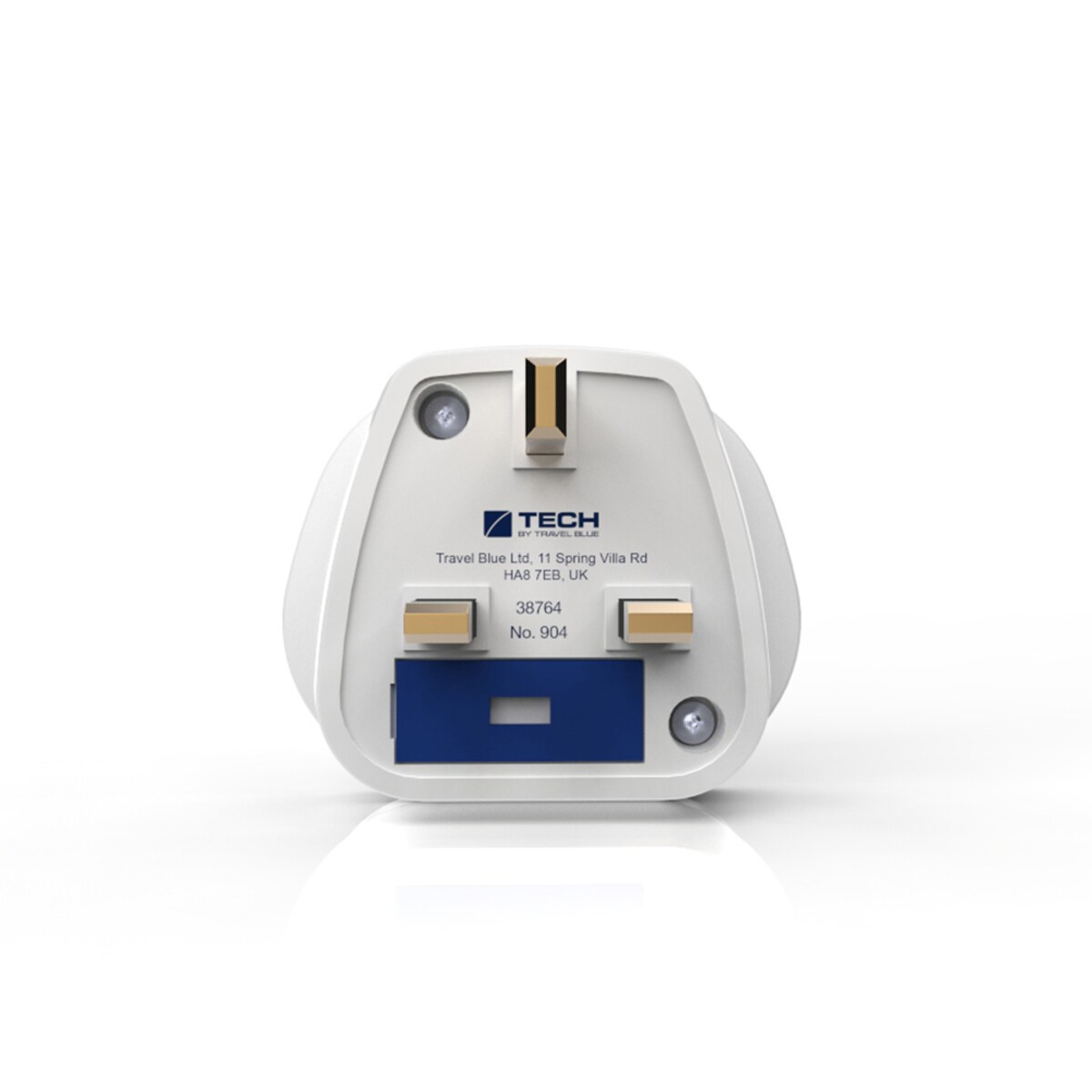 Adaptador Enchufes Viaje UK Blanco-3