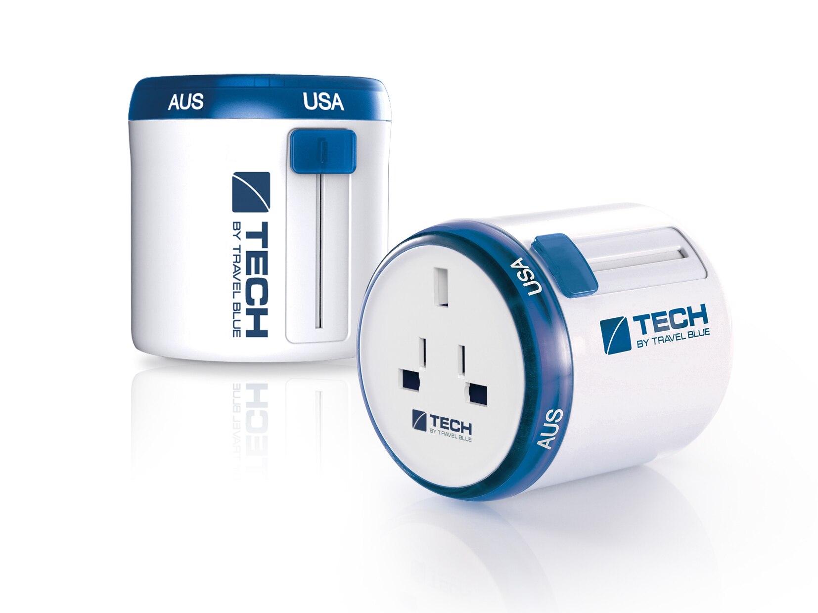 Adaptador Enchufes Extraíble Universal Blanco-1
