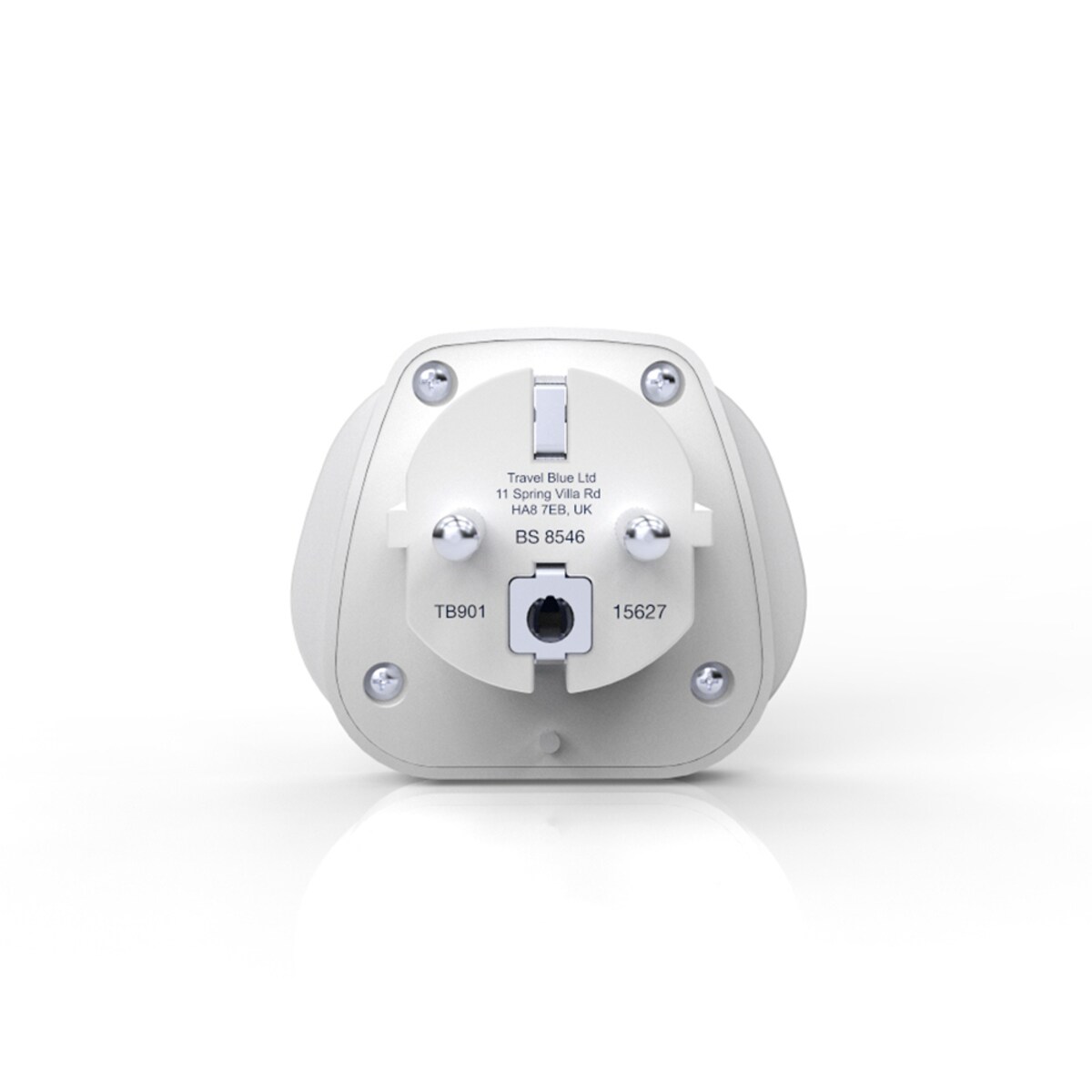 Adaptador Enchufes Universal a tipo Schuko Blanco-3