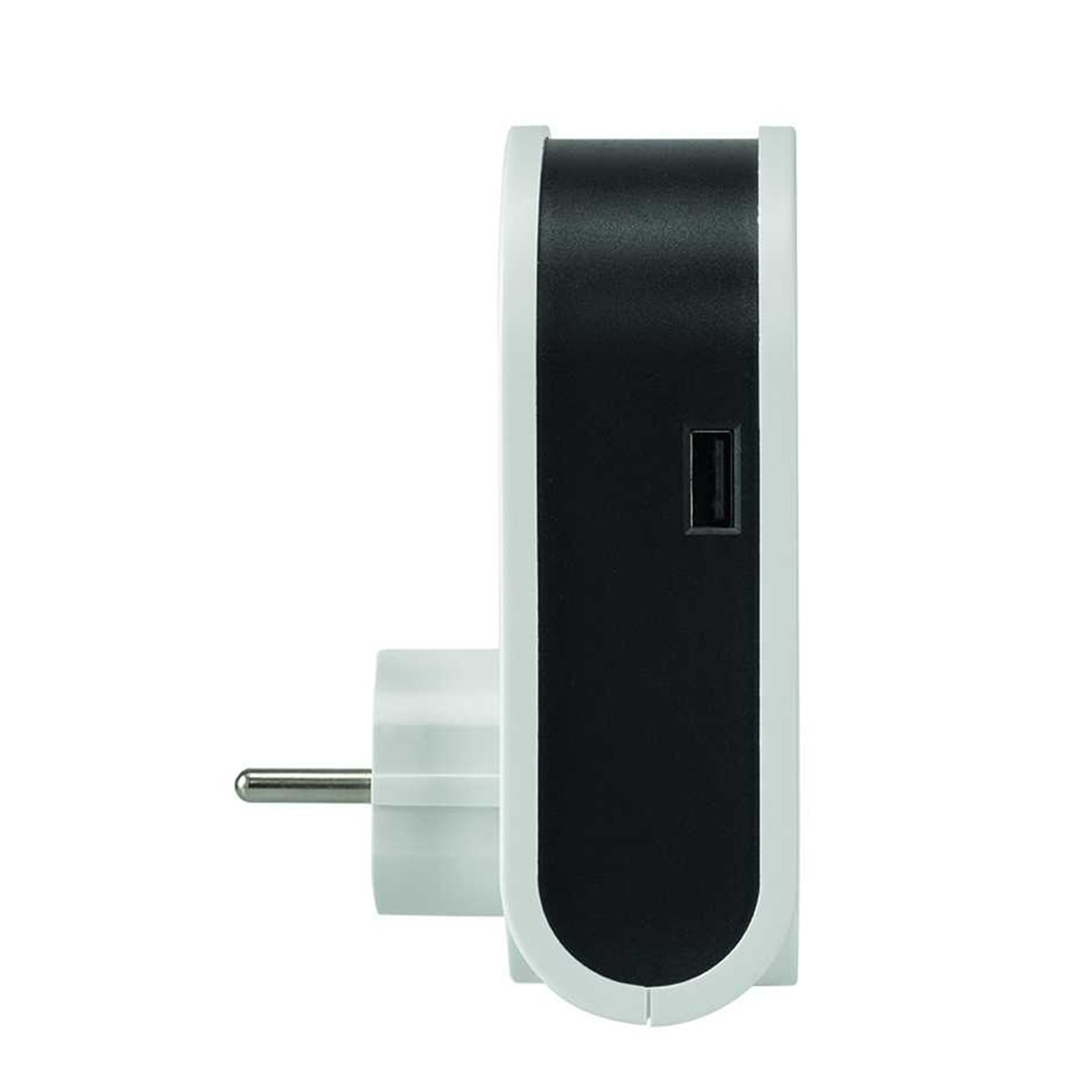Adaptador 16A 1 USB A y cable 80cm con 3 conectores USB Simon Blanco - Negro-7