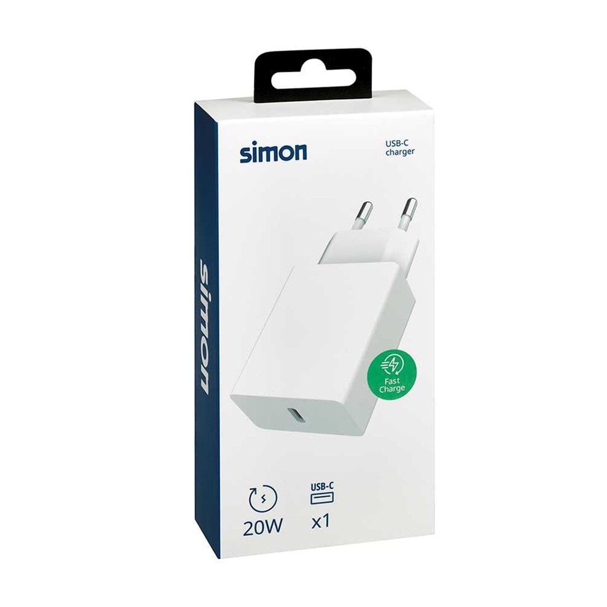 Cargador Quick Charge USB C 20W Simon Blanco-7