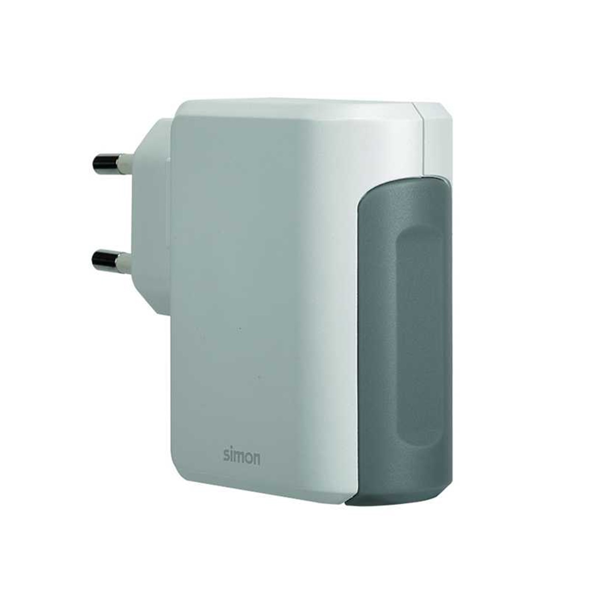 Cargador Smart Charge 2 USB A 24W Simon Blanco / Gris-3