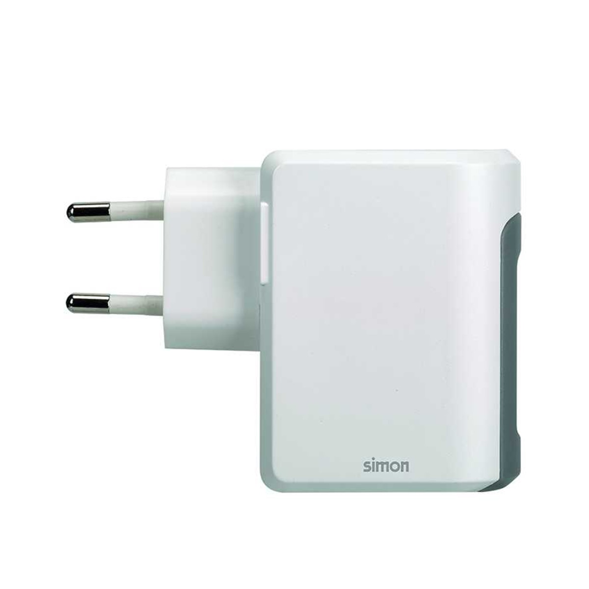 Cargador Smart Charge 2 USB A 24W Simon Blanco / Gris-4